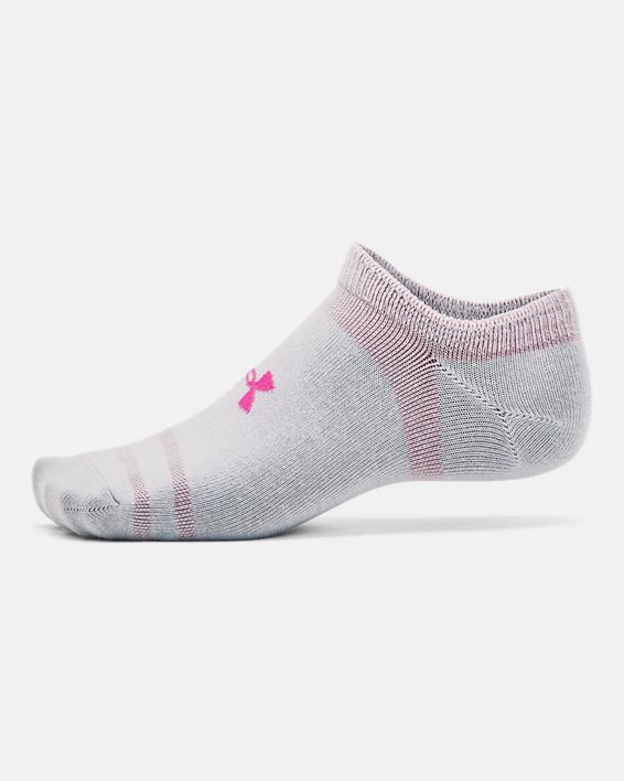 Unisex UA Essential 6-Pack No-Show Socks in Gray image number 3